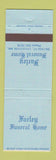Matchbook Cover - Farley Funeral Home Stoughton MA