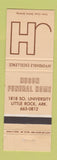 Matchbook Cover - Huson Funeral Home Little Rock AR