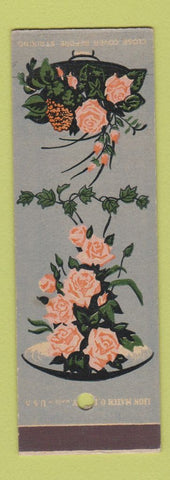 Matchbook Cover - Don Baxter Burial Vault funeral Cincinnati OH SAMPLE