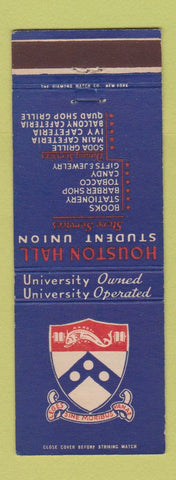 Matchbook Cover - Houston Hall University of Pennsylvania Penn