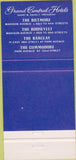 Matchbook Cover - The Commodore Hotel New York City 30 Strike