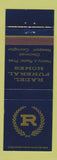 Matchbook Cover - Radel Funeral Home Cincinnati OH Newport Covington KY