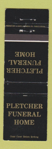Matchbook Cover - Pletcher Funeral Home Delaware OH WEAR