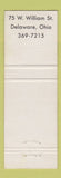 Matchbook Cover - Pletcher Funeral Home Delaware OH WEAR