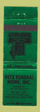 Matchbook Cover - Betz Funeral Home Amsterdam NY