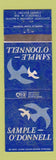 Matchbook Cover - Sample O'Donnell Funeral Home WEAR
