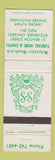 Matchbook Cover - Schreiter Sandrock Funeral Home Kitchener ON WEAR