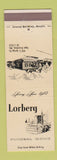Matchbook Cover - Lorberg Funeral Home Cape Girardeau MO