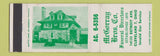 Matchbook Cover - McGorray Bros Funeral Home Cleveland OH