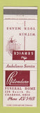 Matchbook Cover - Ritondaro Funeral Home Chardon OH