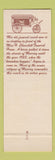 Matchbook Cover - Max Churchill Funeral Home Murray KY