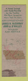 Matchbook Cover - McGorray Bros Funeral Home Cleveland OH