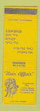 Matchbook Cover - Hair Affair Salon Norristown PA YELLOW