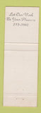 Matchbook Cover - Hair Affair Salon Norristown PA YELLOW