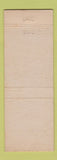 Matchbook Cover - Olson Memorials Funeral Headstone Joliet IL