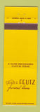 Matchbook Cover - Calvin Feutz Funeral Home St Louis MO