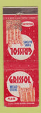 Matchbook Cover - Grissol Bread Sticks
