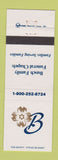 Matchbook Cover - Busch Family Funeral Chapel
