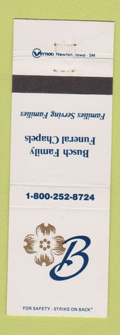 Matchbook Cover - Busch Family Funeral Chapel