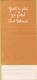 Matchbook Cover - 1st National Bank Wilkes Barre PA white 30 Strike