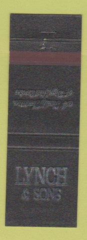 Matchbook Cover - Lynch Sons Funeral Home Clawson MI