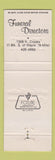 Matchbook Cover - Lynch Sons Funeral Home Clawson MI