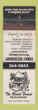 Matchbook Cover - Black Forest Restaurant Calgary AB WEAR