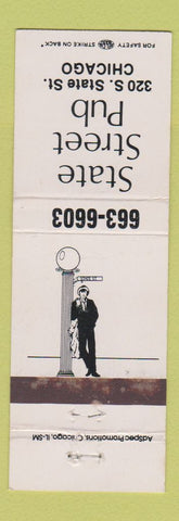 Matchbook Cover - State Street Pub Chicago IL