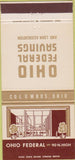 Matchbook Cover - Ohio Federal Savings Columbus OH 30 Strike