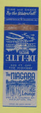 Matchbook Cover - Niagara Lounge De Lite Motel Hazleton PA WEAR