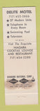 Matchbook Cover - Niagara Lounge De Lite Motel Hazleton PA WEAR