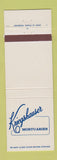 Matchbook Cover - Kriegshauser Mortuary Funeral St Louis MO