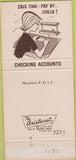 Matchbook Cover - Lewistown Trust Co Lewistown PA 30 Strike