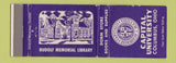 Matchbook Cover - Capital University Columbus OH WEAR