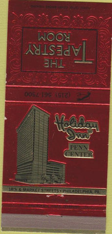 Matchbook Cover - Holiday Inn Philadelphia PA 30 Strike