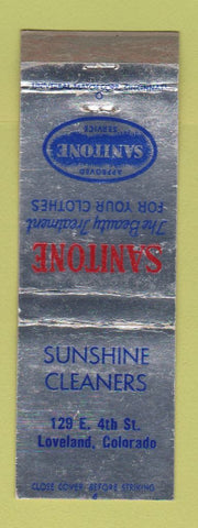 Matchbook Cover - Sunshine Cleaners Loveland Colorado