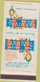 Matchbook Cover - Carnival Motor Inn Daytona Beach FL 30 Strike