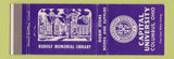 Matchbook Cover - Capital University Book Store Columbus OH