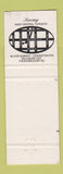 Matchbook Cover - Earle Elliott Funeral Home Toronto ON