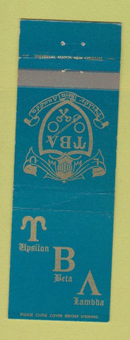 Matchbook Cover - Epsilon Beta Lambda Fraternity