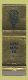 Matchbook Cover - Alpha Kappa Psi Fraternity