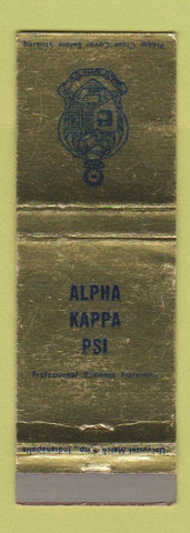 Matchbook Cover - Alpha Kappa Psi Fraternity