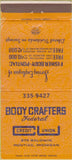 Matchbook Cover - Body Crafters Federal Credit Union Pontiac MI 30 Strike