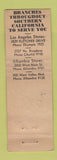 Matchbook Cover - Chief Cleaners Laundry Alhambra CA CROWN WEAR