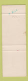 Matchbook Cover - Graduates Club WEAR
