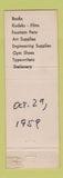 Matchbook Cover - Oregon State College Corvallis OR Beavers