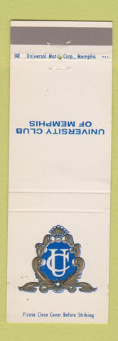 Matchbook Cover - University Club of Memphis TN