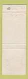 Matchbook Cover - Paul Von Geis Funeral Home Wilkinsburg PA
