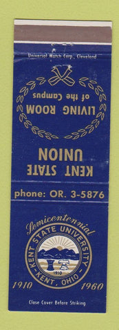 Matchbook Cover - Kent State University Kent OH 1960
