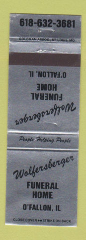 Matchbook Cover - Wolfersberger Funeral Home O'Fallon IL WEAR